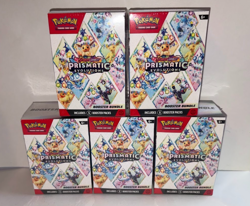 Pokemon TCG Prismatic Evolutions Booster Bundle Box 5x Lot SEALED - Image 1