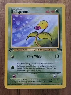 Bellsprout 1st Edition 49/64 Jungle Set - Pokemon TCG - NEAR MINT 1999 WOTC - Image 2