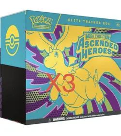 Pokemon TCG: Mega Evolution - Ascended Heroes Elite Trainer Box ETB ✅ Presale X3 - Image 1