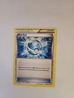 NM Dive Ball - 125/160 - Uncommon x1 XY Primal Clash Pokemon GLC Trainer - Image 1