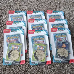 Pokemon Journey Together 9 Booster Packs Promo Yanma Scraggy TCG English - Image 1