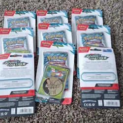 Pokemon Journey Together 9 Booster Packs Promo Yanma Scraggy TCG English - Image 2