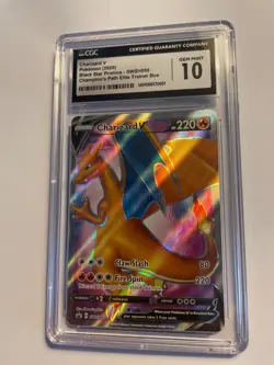 2020 Pokemon Charizard V BLACK STAR CHAMPIONS PATH ELITE TRAINER BOX GEM MT 10 - Image 1