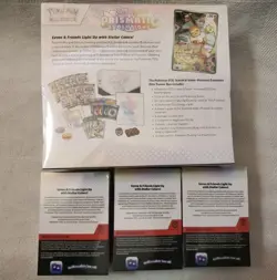 Pokemon TCG Sealed Lot -Prismatic Evolutions - 3 Booster Bundles & 1 ETB - Image 2