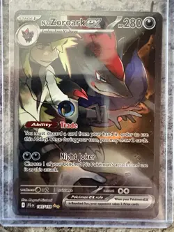 Pokemon TCG: N's Zoroark ex 185/159 Sv09: Journey Together Holo NM - Image 1