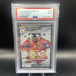 CHARIZARD EX 2023 POKEMON S&V OBSIDIAN FLAMES ULTRA RARE 215/197 PSA 9 - Image 1