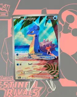Misty's Lapras 194/182 Sv10: Destined Rivals Holo Free Shipping NM Pokemon - Image 1