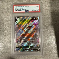 Pokemon TCG Rhyperior V Darkness Ablaze 181/189 Holo Full Art psa 10 - Image 2