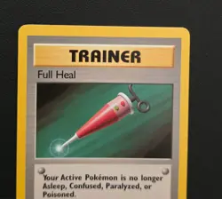 Pokemon Trainer Full Heal 82/102 Base Set Vintage WOTC Common - Image 3