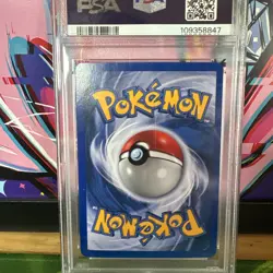 POKEMON 1st Edition Neo Genesis MEGANIUM 10/111 Holo Rare PSA 8 NM-MT Vintage - Image 2