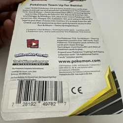 Pokemon Sun & Moon Team Up Checklane Blister Pack Pikachu - SM162 - Image 5