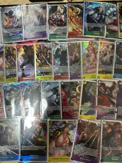 One Piece English Card Lot SR NM 50 Cards Lot From OP13 + PRB02 - Image 4