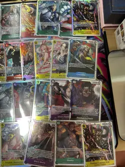 One Piece English Card Lot SR NM 50 Cards Lot From OP13 + PRB02 - Image 5