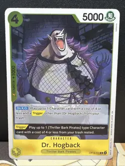 Dr. Hogback Foil OP14-110 The Azure Sea's Seven One Piece English - Image 1