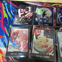 DON!! Card 10 Lot PRB Vol. 2 + OP13 Foil One Piece Card Game Every Card Is Foil - Image 2