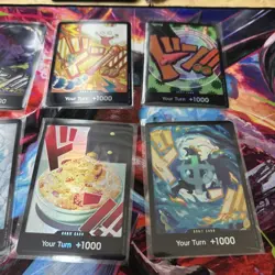DON!! Card 10 Lot PRB Vol. 2 + OP13 Foil One Piece Card Game Every Card Is Foil - Image 4