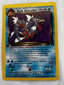 Pokemon Card - Dark Gyarados Team Rocket 25/82 Rare 1st Edition Excellent - Image 5