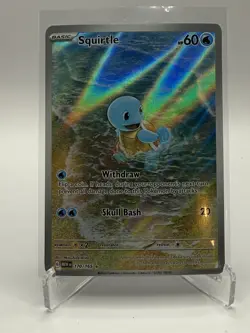 Pokemon Squirtle Holo Card TCG SV Scarlet & Violet 151 Series 170/165 Near Mint - Image 1