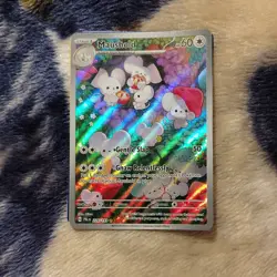 Pokemon TCG Card Lot Miraidon Maushold Rayquaza Holo PAL M24h 3 Cards - Image 4