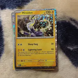 Pokemon TCG Card Lot Miraidon Maushold Rayquaza Holo PAL M24h 3 Cards - Image 5