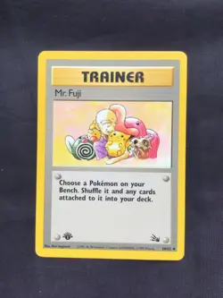Pokemon Cards: Fossil 1st Edition Uncommon: Mr. Fuji 58/62 - Image 1