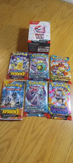 Pokemon Scarlet & Violet 151 Booster Packer And 6 Packs Of Cards Opened - Image 1
