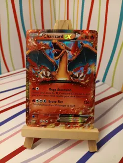 Pokemon TCG Charizard EX XY17 Holo Ultra Rare Black Star Promo Card - Image 1