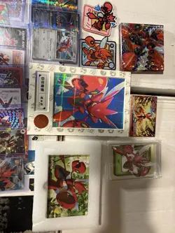Pokemon Lot of Cards, Stickers, Magnets, Acrylics Scizor Only Lot of 46 - Image 4
