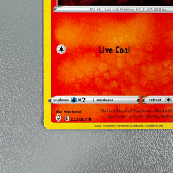 Pokemon TCG Card - Litleo 22/203 Common | 2021 Evolving Skies | lightly played - Image 4