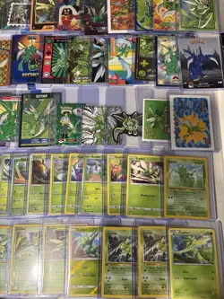 Pokemon Lot of Cards, Stickers, Magnets, Acrylics Scyther Only Lot of 65 - Image 3