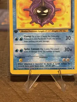 Cloyster 1st Edition Fossil Holo 32/62 NM Pokemon Card WOTC 1999 - Image 2