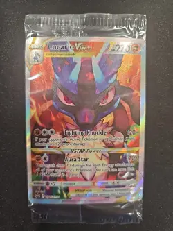 Lucario VSTAR SWSH291 SWSH: Sword & Shield Promo Cards Holo Sealed - Image 1