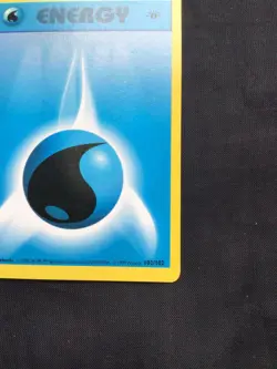 Pokemon Cards: Base Set 1st Edition Common: Water Energy 102/102 - Image 4