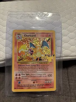 Pokemon TCG Charizard 4/102 Celebrations 25th Anniversary Holo Card Ungraded - Image 1