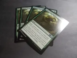 Might of the Masses x4 MTG Modern Horizons Green Uncommon Instant NM - Image 1