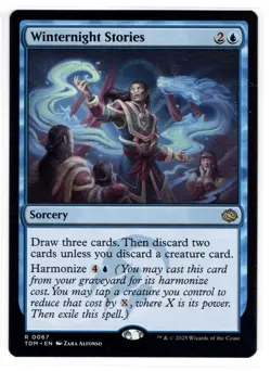 MTG Winternight Stories, Tarkir: Dragonstorm (TDM) Regular Near Mint, Magic - Image 1