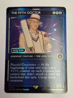 MTG - Doctor Who - The Fifth Doctor - Serialized (503/505) - WHO 0556 - NM - Image 1