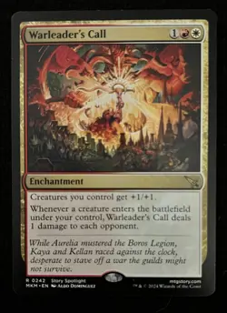 Warleader's Call 242 R Murders at Karlov Manor LP MTG - Image 1