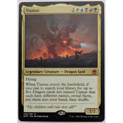 Tiamat, Dungeons & Dragons: Adventures in the Forgotten Realms (AFR) #235 NM MTG - Image 1