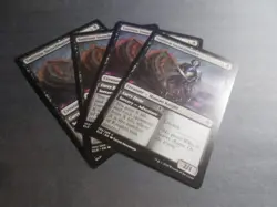 Smitten Swordmaster x4 MTG Throne of Eldraine Black Common Creature NM - Image 1