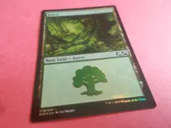FOIL Forest 279/280 x1 MTG Core Set 2020 Green Common Land NM - Image 1