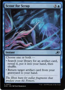 Scour for Scrap U Edge of Eternities 73 NM MTG - Image 1