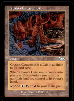 Crosis's Catacombs LP Light Play Planeshift MTG [10502] - Image 1