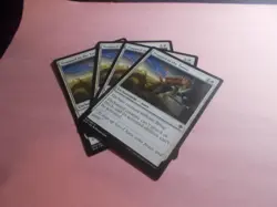 Trapped in the Tower x4 MTG Throne of Eldraine White Uncommon Enchantment NM - Image 1