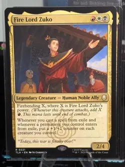 Fire Lord Zuko MTG TLA R0221 Nonholo NM - Image 1