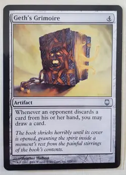 MTG Magic The Gathering- Geth's Grimoire Darksteel Regular - Image 1