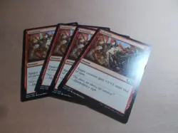Infuriate x4 MTG Core Set 2020 Red Common Instant NM - Image 1