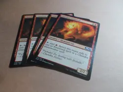 Chandra's Embercat x4 MTG Core Set 2020 Red Common Creature NM - Image 1
