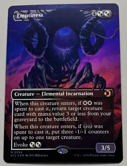 MTG Lorwyn Eclipsed Emptiness Creature MYTHIC FOIL #0294 - Image 1