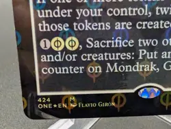 Mondrak, Glory Dominus (Showcase) (Step-and-Compleat Foil) Phyrexia: All Will Be - Image 2